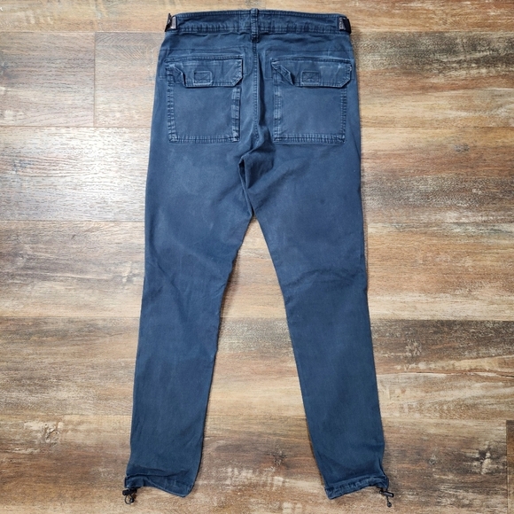 Vintage Abercrombie & Fitch Utility Pants Mens Size 28x30 Blue - Picture 5 of 8